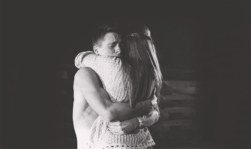 Man and Woman Hugging
