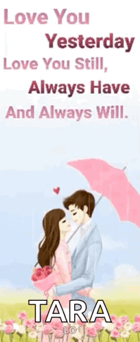 Man and Woman Hugging Under Umbrella Quote