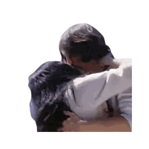Man and Woman Hugging