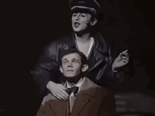 Man and Woman in Black and White