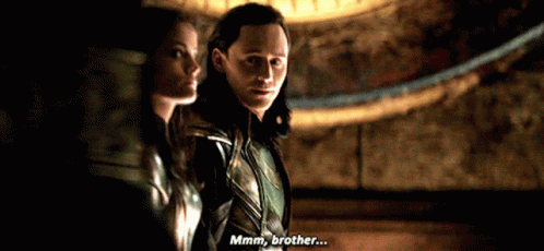 Man and Woman in Dark Room Saying Hmm Brother