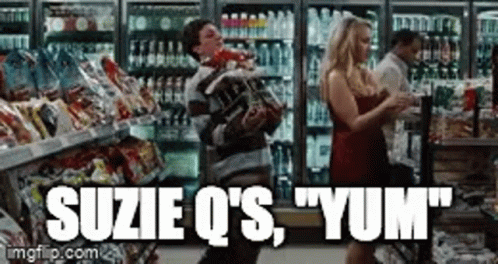 Man And Woman In Grocery Store Suzie Q's Yum GIF