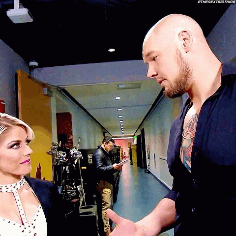 Man And Woman In Hallway Thenextbigthing GIF