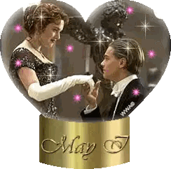 Man and Woman in Heart Snow Globe May 7