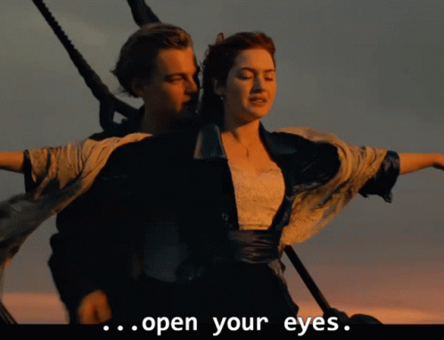 Man And Woman In Titanic Scene GIF