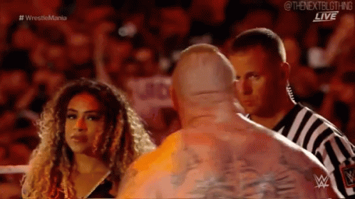Man And Woman In Wrestling Ring GIF