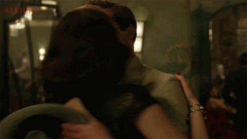 Man and Woman Kissing Allied