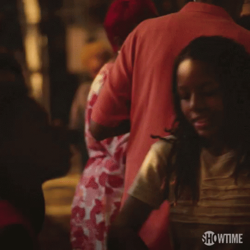 Man and Woman Kissing Blurry Photo Showtime