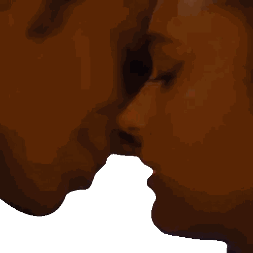 Man and Woman Kissing in Dark
