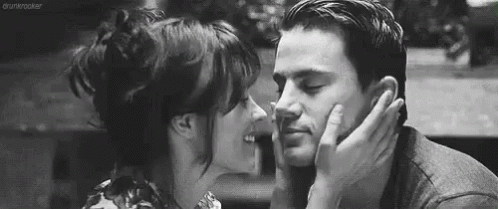 Man and Woman Kissing