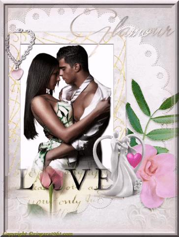 Man and Woman Kissing