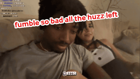 Man and Woman Laying on Couch Fumble So Bad All the Buzz Left
