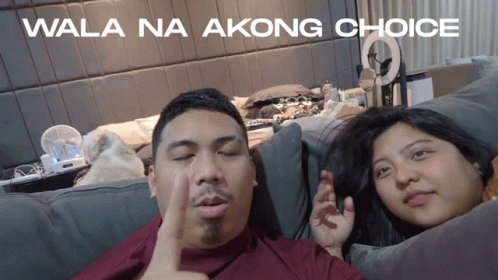 Man and Woman Laying on Couch Wala Na Akong Choice