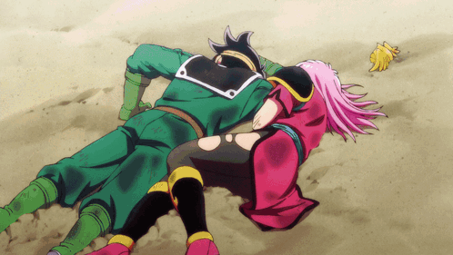Man and Woman Laying on Ground