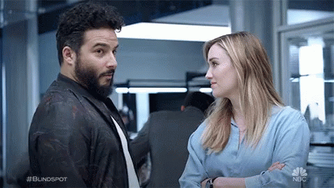 Man and Woman Looking at Each Other
