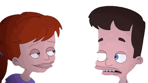 Man and Woman Looking at Each Other