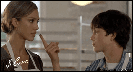 Man And Woman Looking At Each Other Love GIF