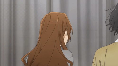 Man and Woman Looking at Each Other