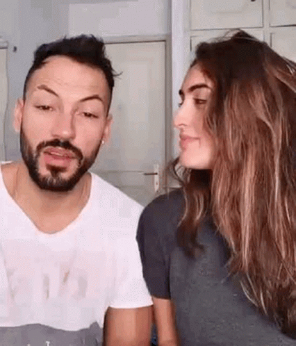 Man and Woman Looking at Each Other