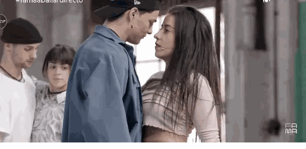 Man and Woman Looking Into Each Other's Eyes