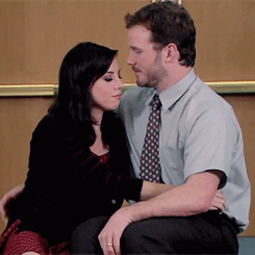 Man and Woman Looking Into Each Other's Eyes