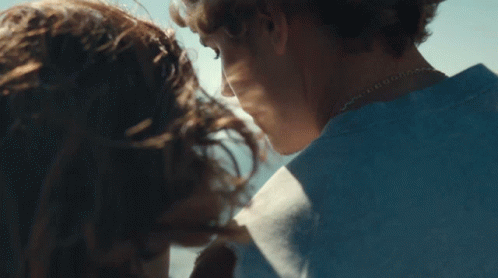 Man And Woman Looking Into Each Other's Eyes GIF