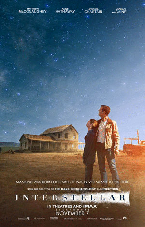 Man and Woman Looking Up at Stars Interstellar