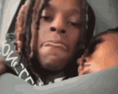 Man And Woman Lying On Bed GIF