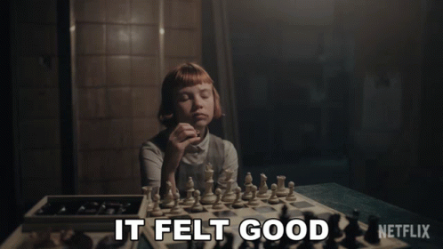 Man And Woman Playing Chess GIF
