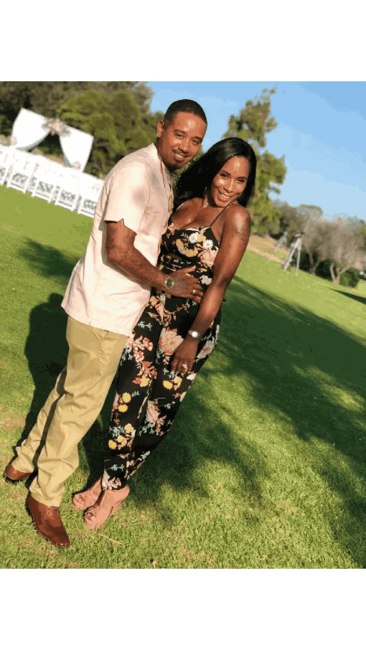 Man and Woman Posing in Field