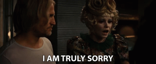 Man and Woman Saying I Am Truly Sorry