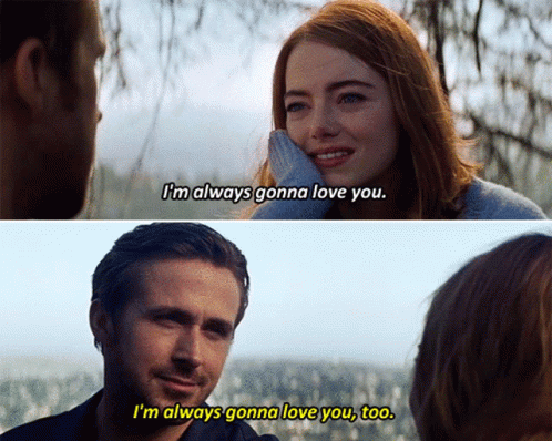Man And Woman Saying I'm Always Gonna Love You GIF