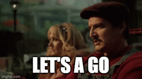 Man And Woman Saying Let's Go GIF