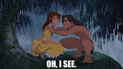 Man and Woman Saying Oh I See