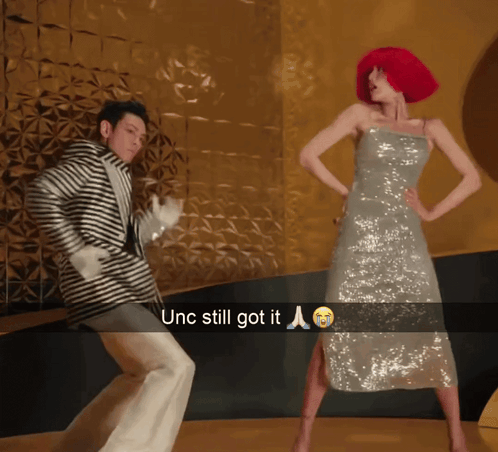 Man and Woman Saying UNC Still Got It