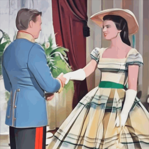 Man And Woman Shaking Hands GIF