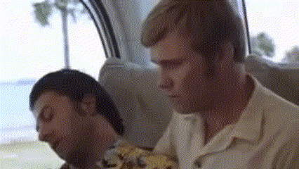 Man And Woman Sitting In Car GIF