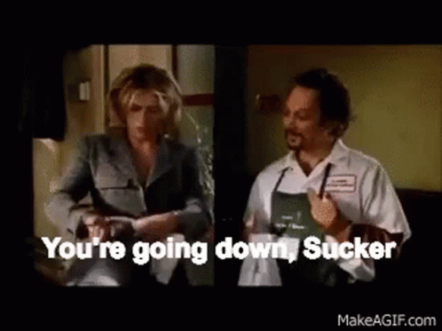 Man And Woman Sitting In Room Talking GIF