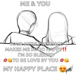 Man and Woman Sitting Together