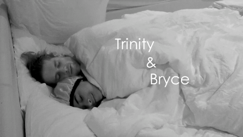 Man and Woman Sleeping Under Blanket Trinity and Bryce