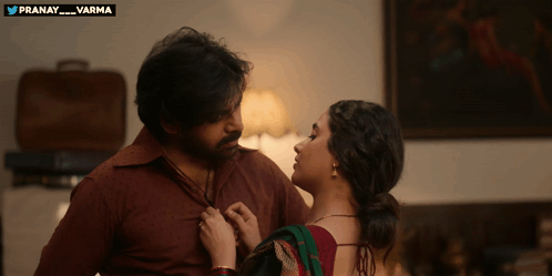 Man And Woman Standing Together Pranay Varma GIF