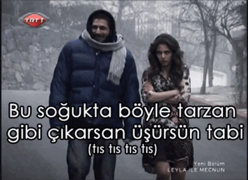 Man and Woman Standing Together with TRT Logo