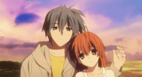 Man And Woman Sunset GIF