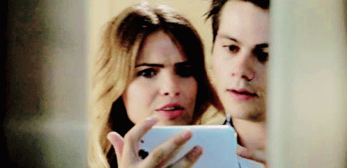 Man and Woman Taking Selfie