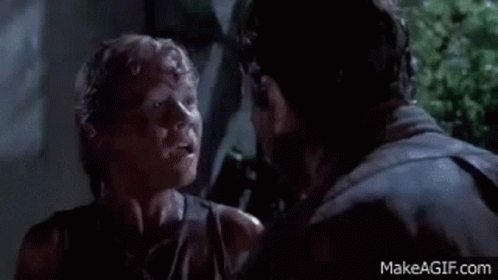 Man And Woman Talking GIF