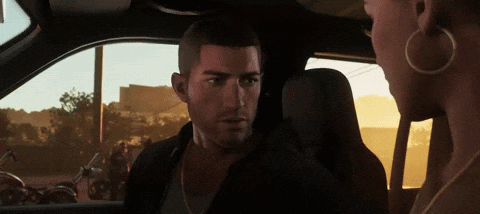 Man And Woman Talking In Car GIF