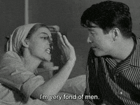 Man and Woman Talking, Man Fond of Men