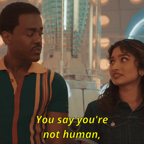 Man and Woman Talking