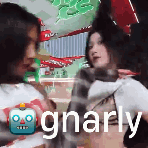 Man and Woman with Gnarly