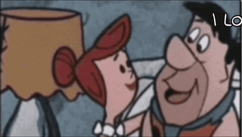 Man and Woman with Letter L